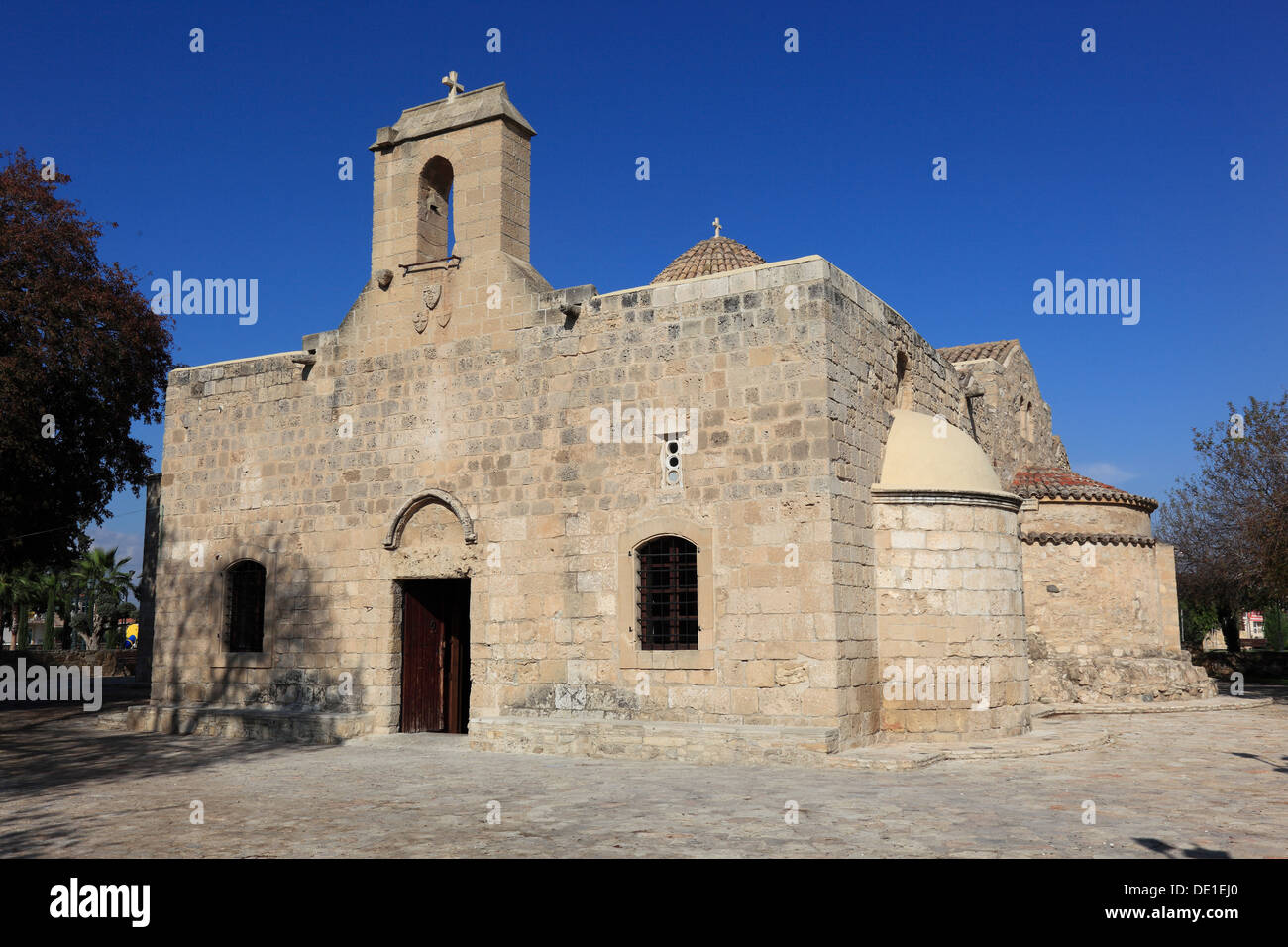 Cyprus, Kiti place, Byzantine church of Panagia Angelokistos Stock Photo
