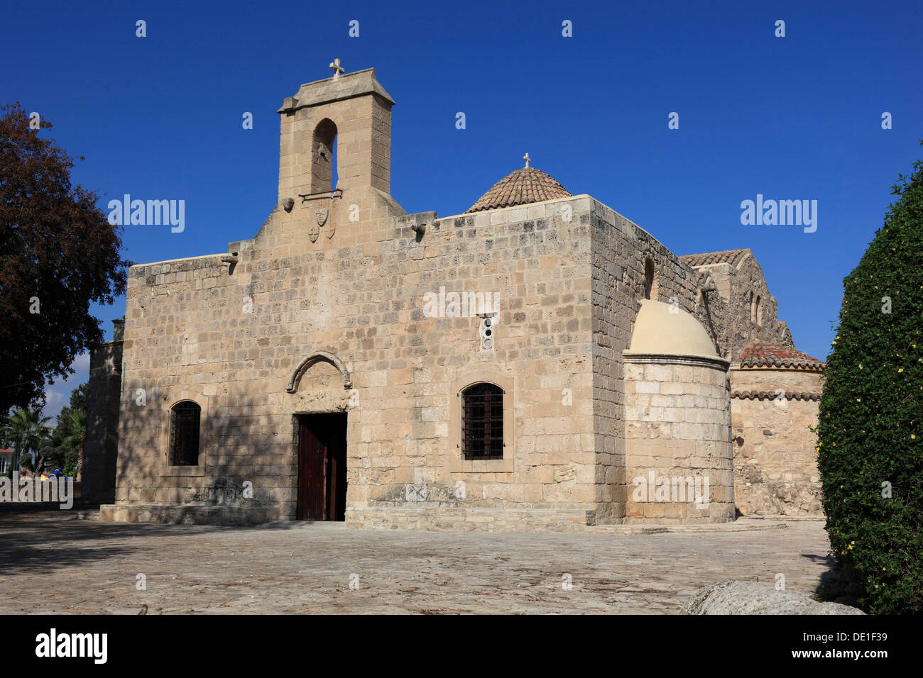 Cyprus, Kiti place, Byzantine church of Panagia Angelokistos, Stock Photo