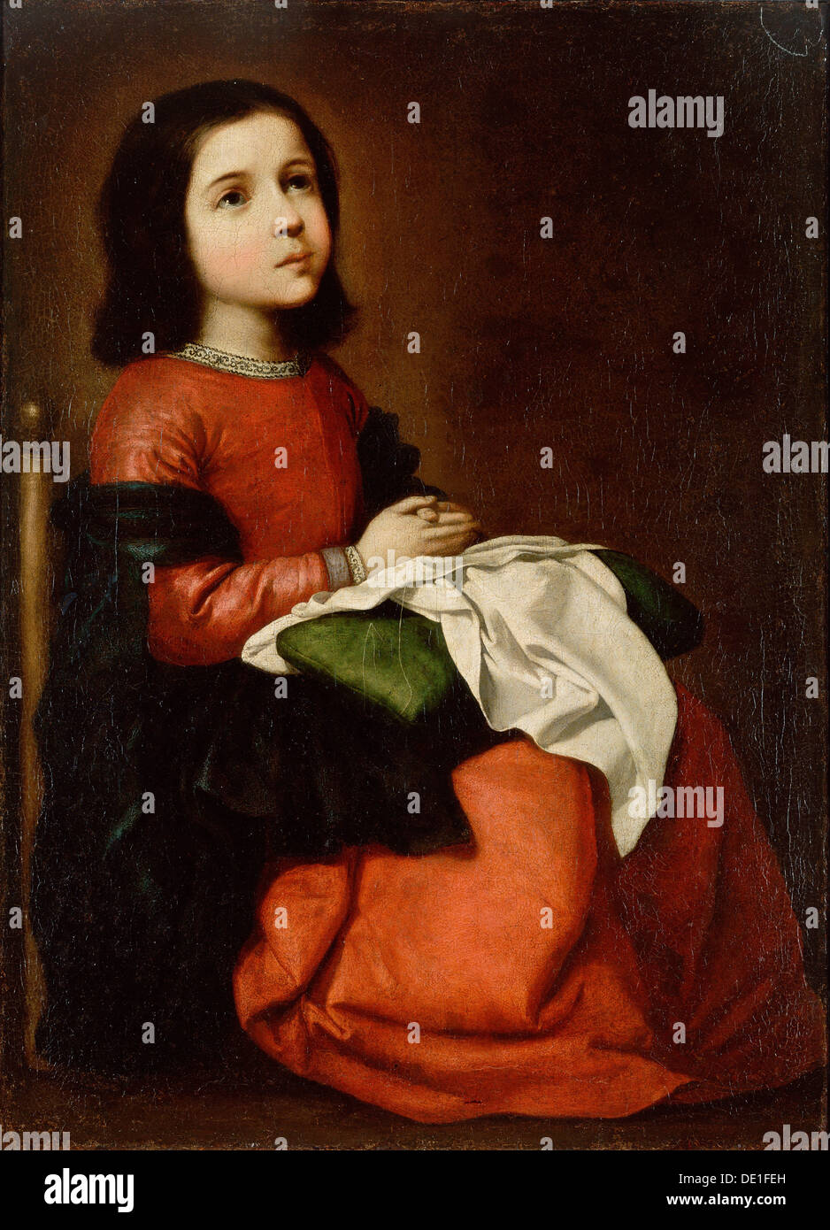 'The Childhood of the Virgin', c1660. Artist: Francisco de Zurbarán Stock Photo