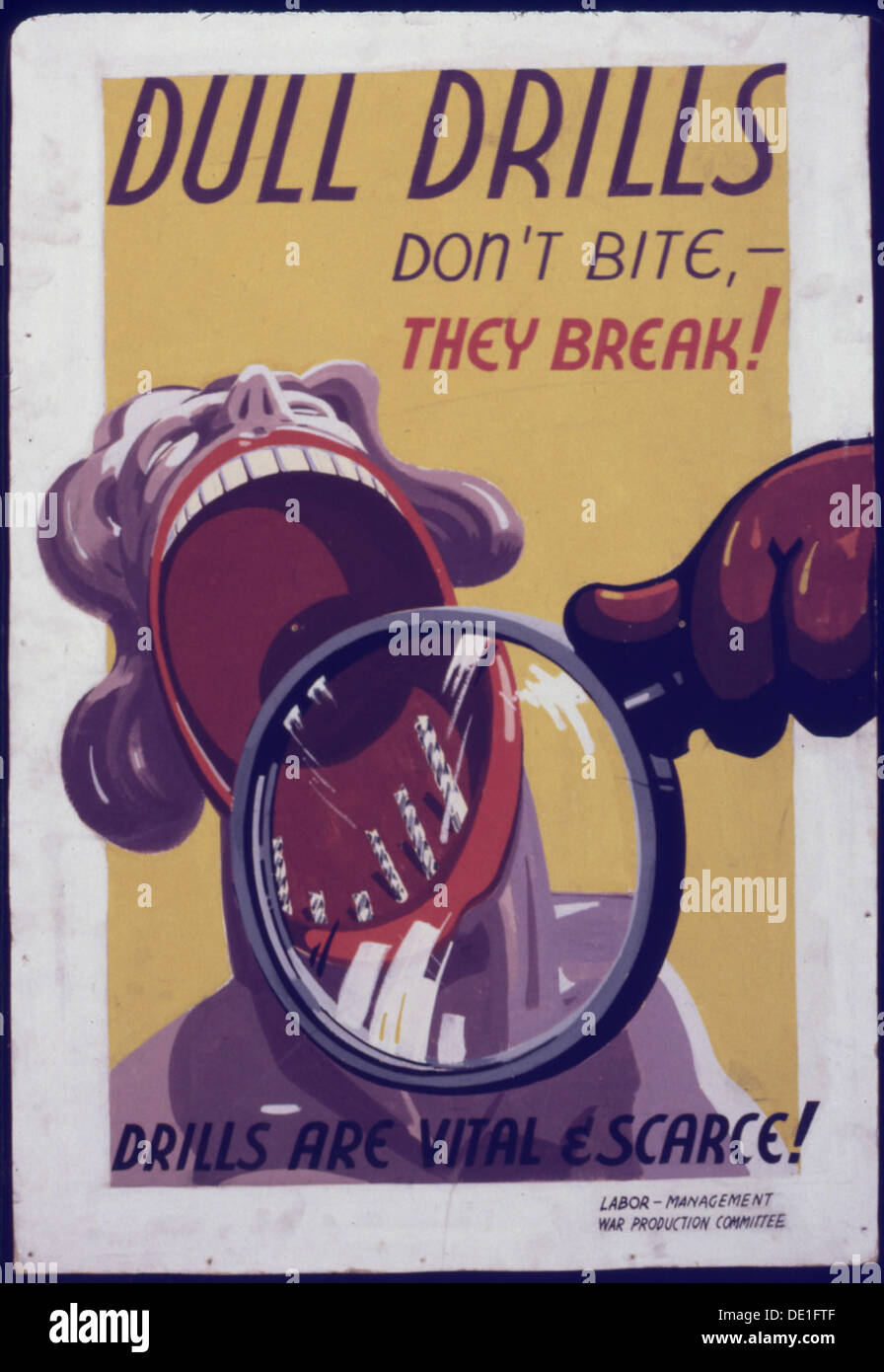 Dull drills don't bite, they break 5E Drills are vital and scarce 5E