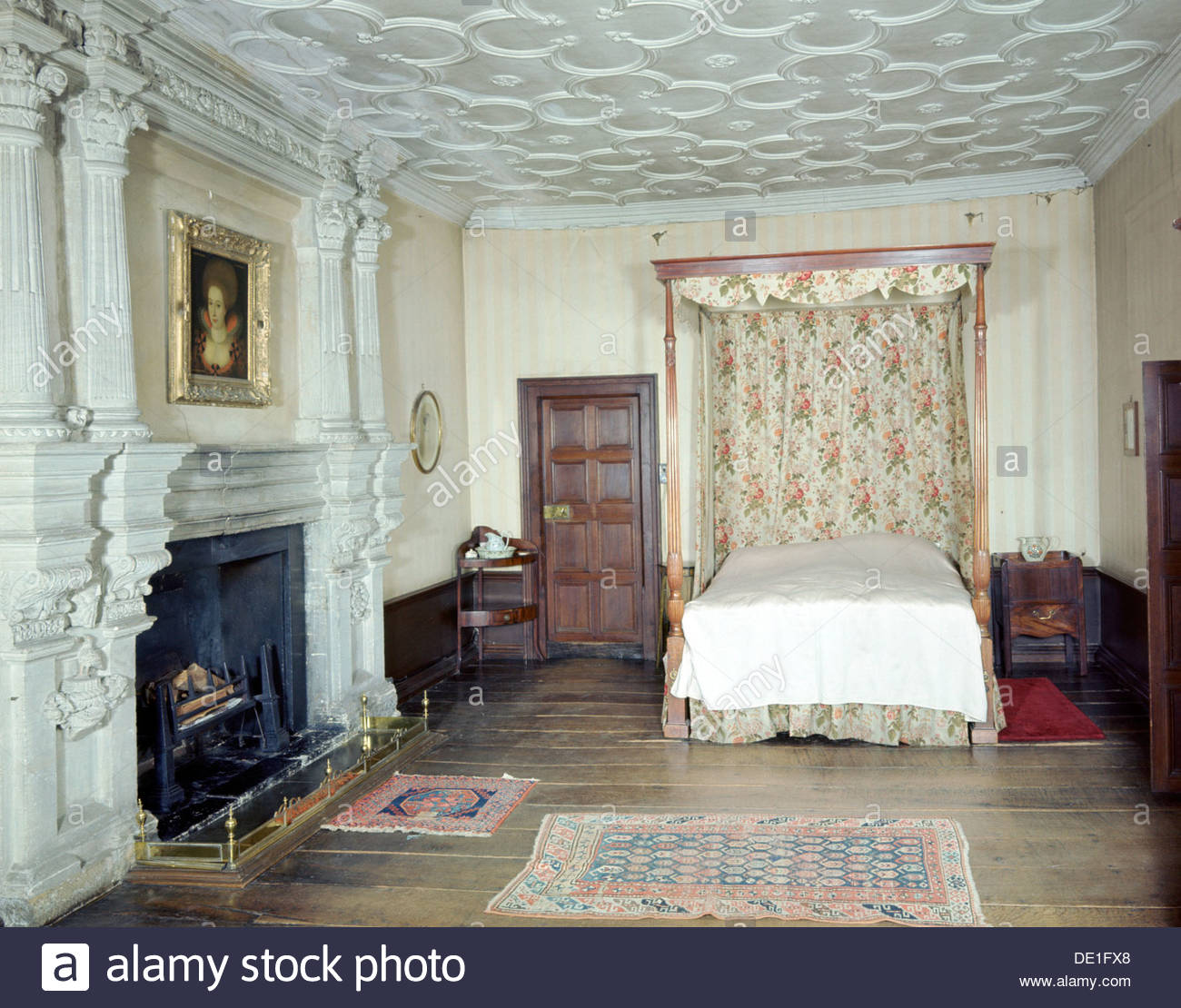 Queen Anne S Room Broughton Castle Oxfordshire Artist J Litten