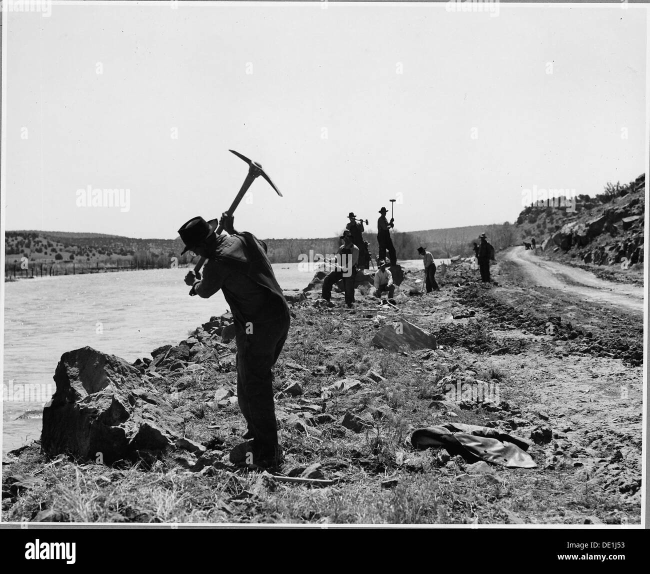 Work progress administration Black and White Stock Photos & Images - Alamy