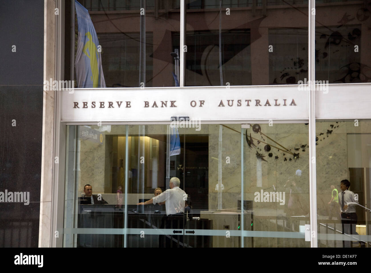 Reserve bank of australia office building in martin place,sydney city