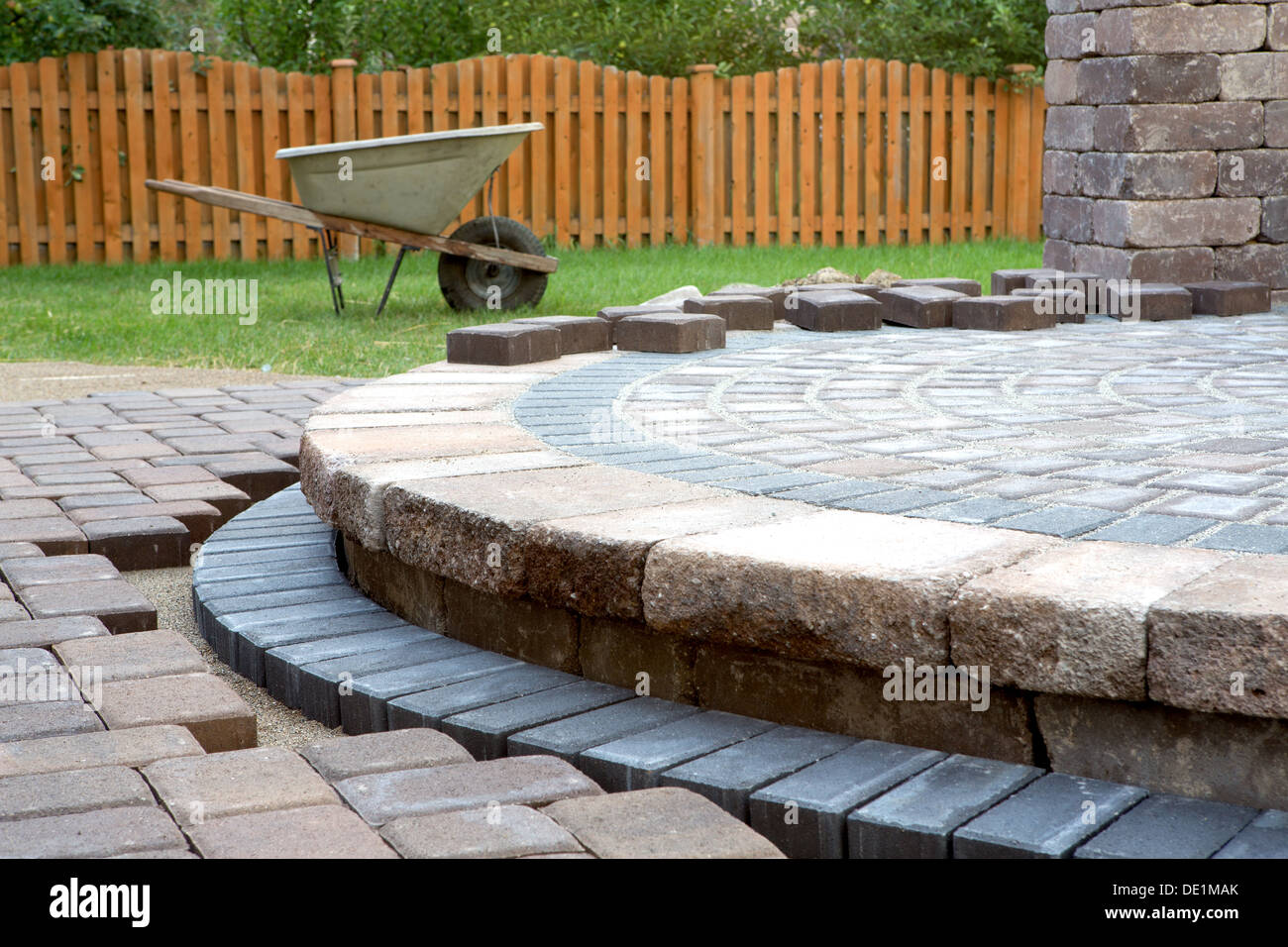 Pavers Meets With Patio Island Island Have Polymeric Sand Layed