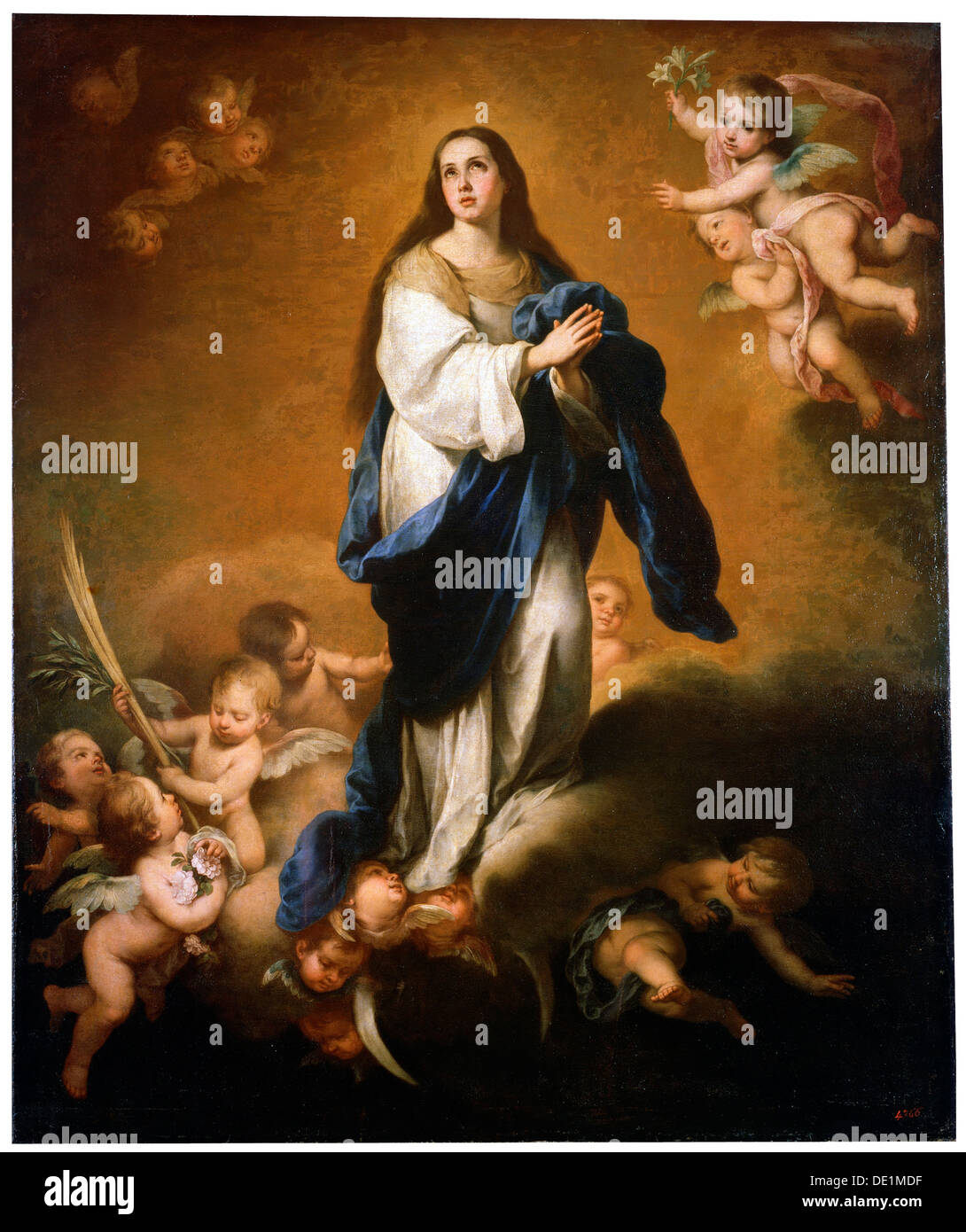 'The Assumption of the Blessed Virgin Mary', between 1645 and 1655.  Artist: Bartolomé Esteban Murillo Stock Photo