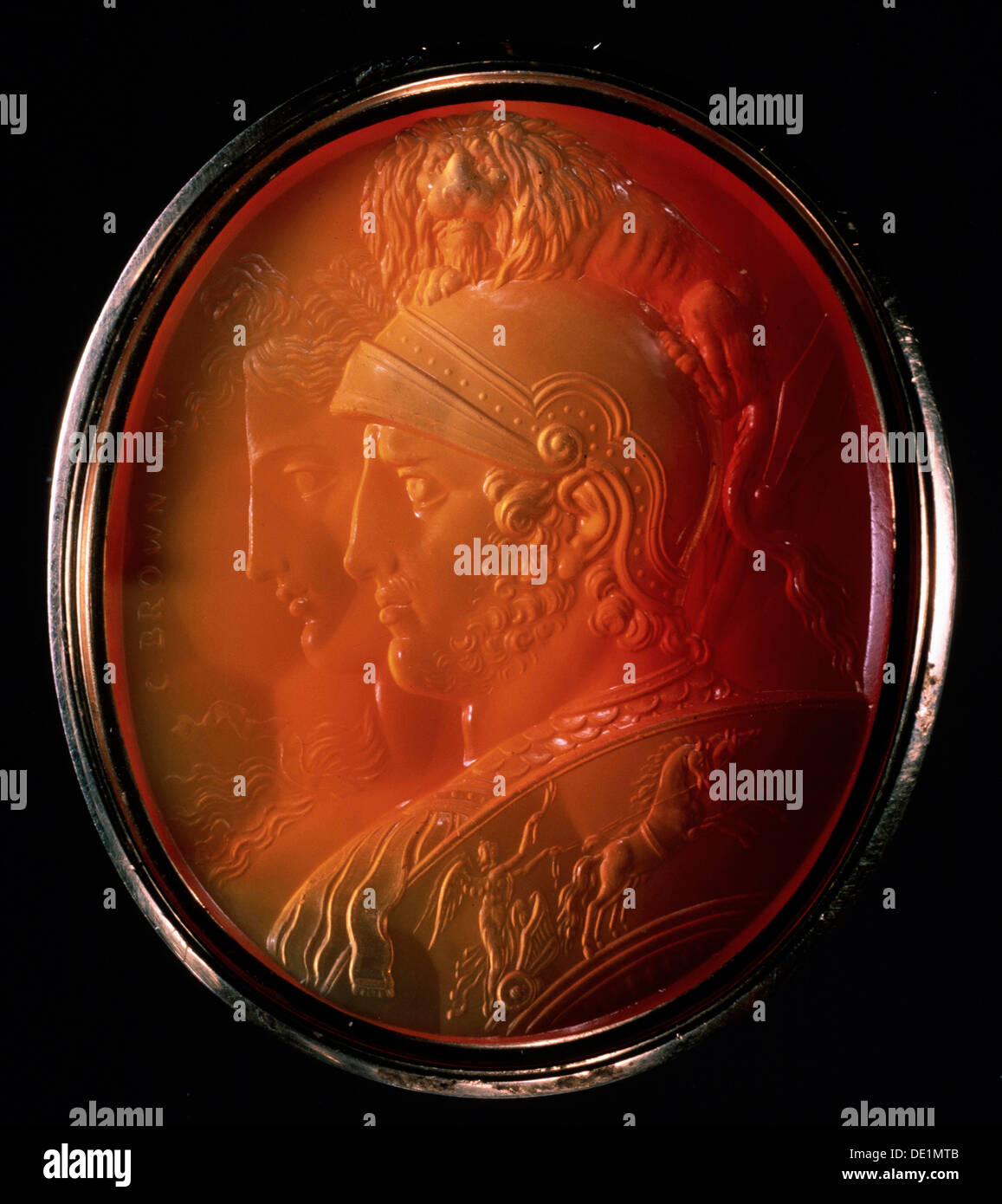 Cameo woman with helmet hi-res stock photography and images - Alamy