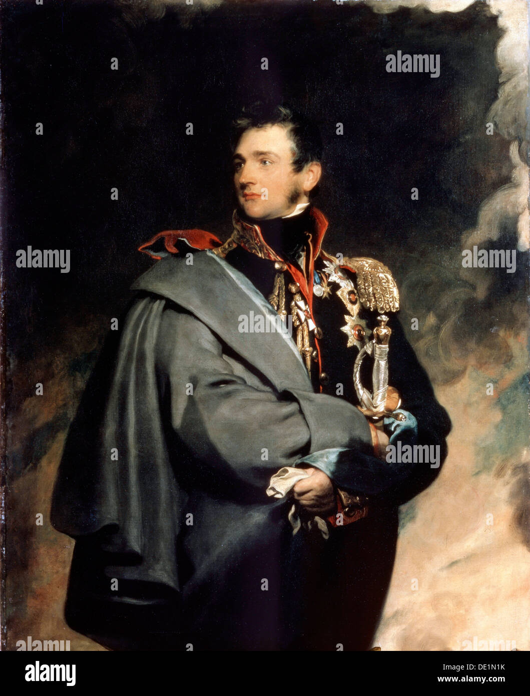 'Portrait of Count Mikhail Vorontsov', (1782-1830), 1821.  Artist: Thomas Lawrence Stock Photo