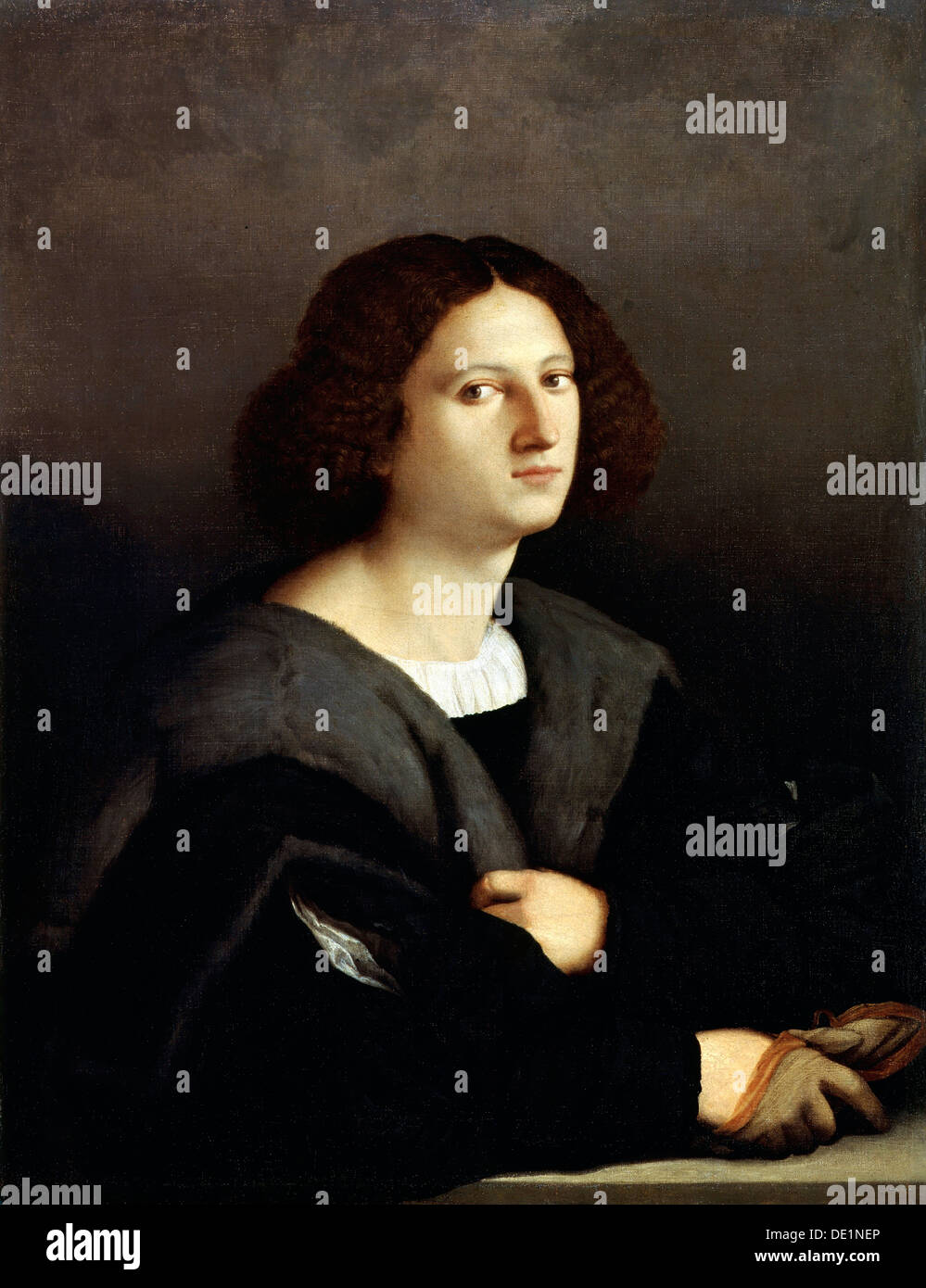 'Portrait of a Man', 1512-1515.  Artist: Jacopo Palma il Vecchio Stock Photo