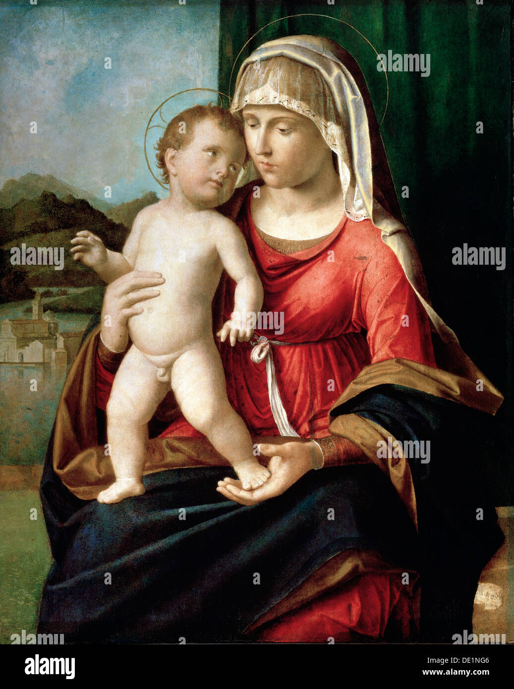 'Virgin and Child', between 1496 and 1499. Creator: Giovanni Battista Cima da Conegliano. Stock Photo