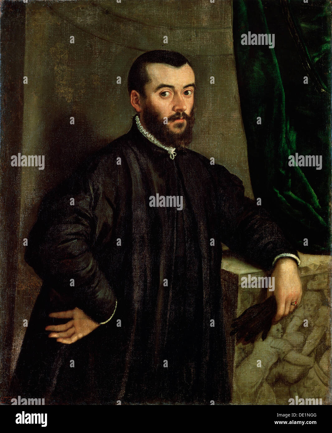 'Portrait of the physician Andreas Vesalius' (1514-1564], c1535-1545.  Artist: Steven van Calcar Stock Photo