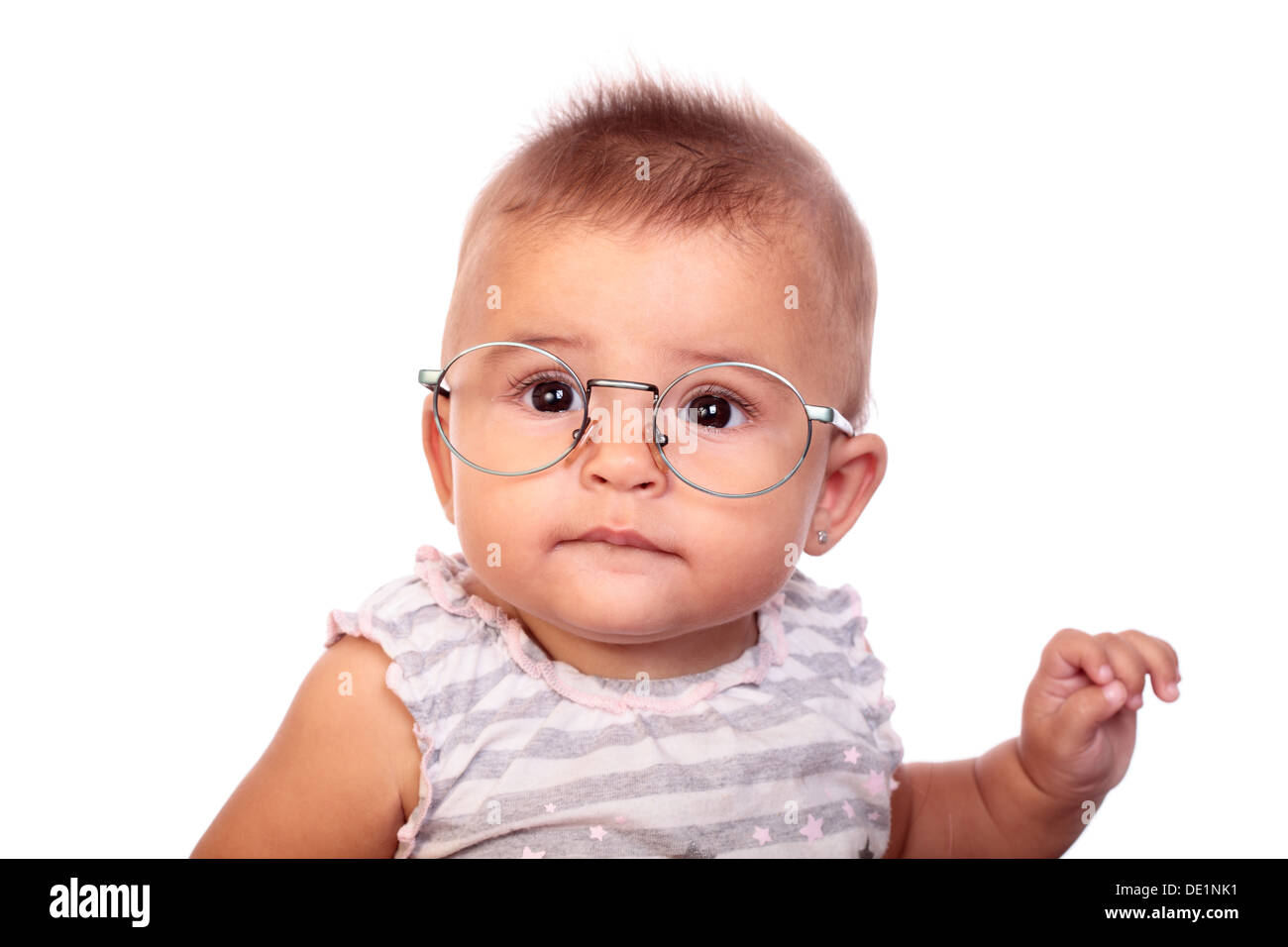 Baby wearing glasses hires stock photography and images Alamy