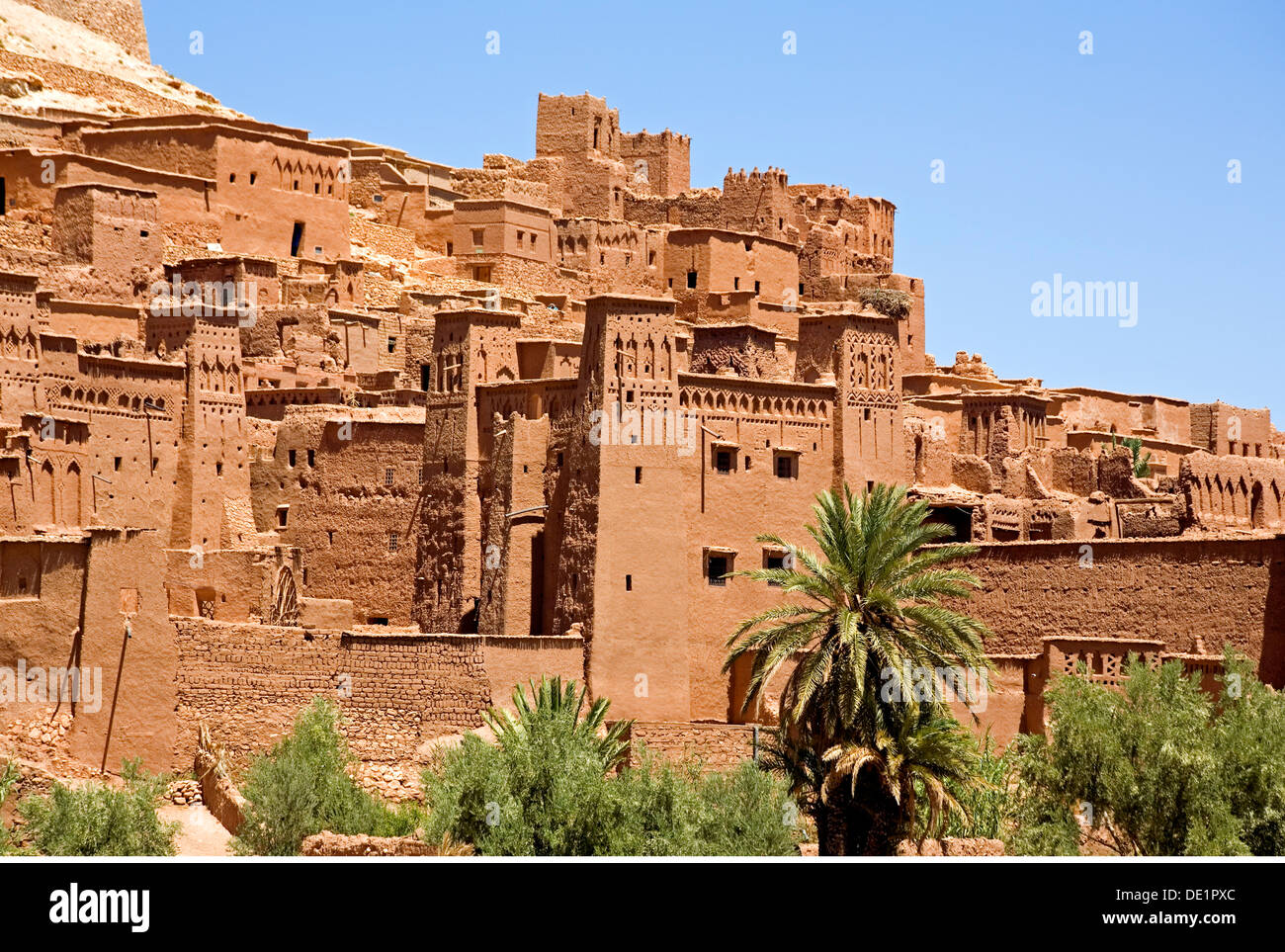 geography / travel, Morocco, AïtBenHaddou, Ksar, rammed clay Stock