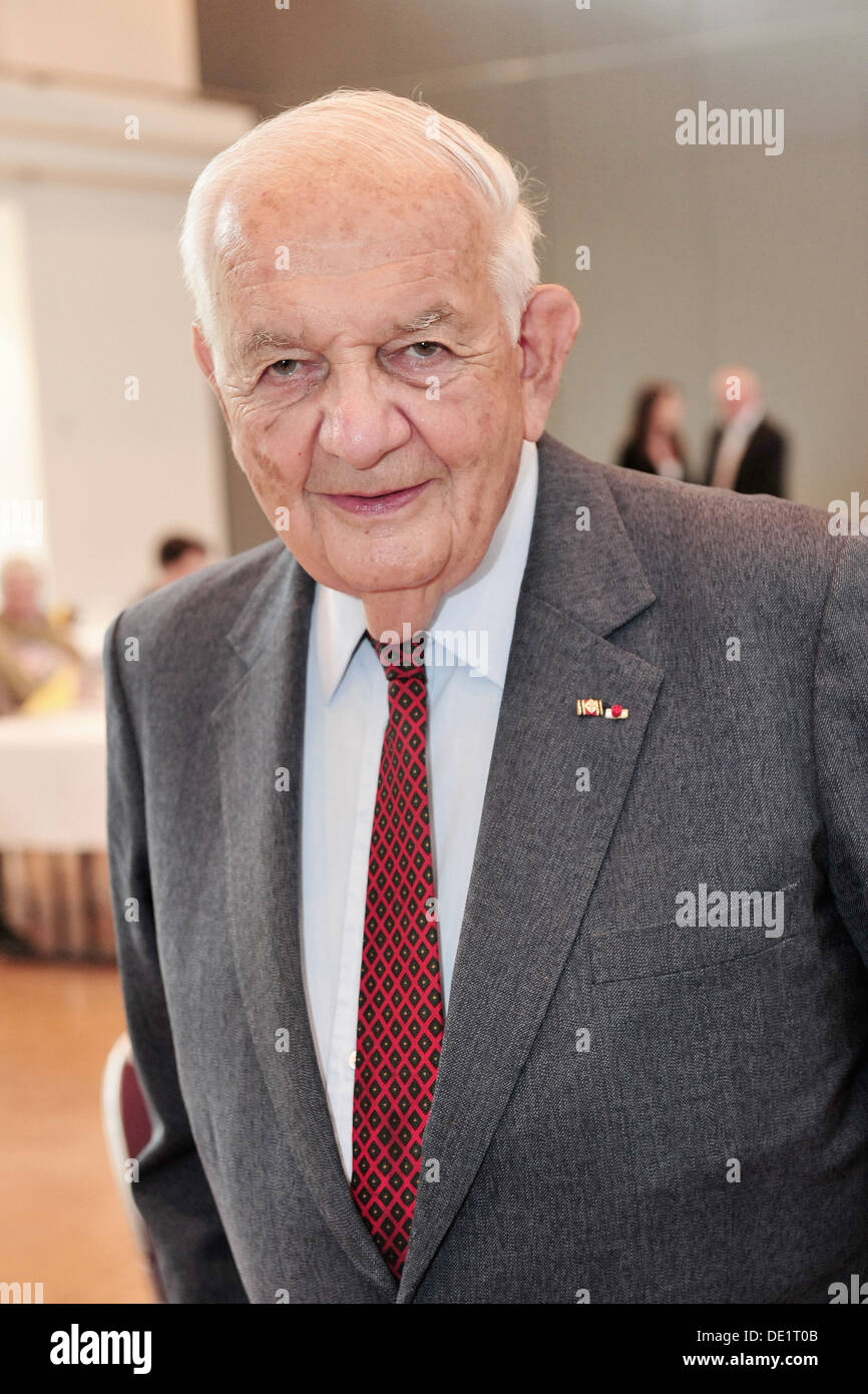 Oldenburg, Germany, Alfred Grosser, a sociologist and political scientist Stock Photo