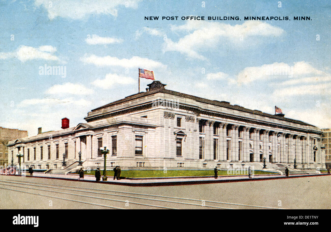 New Post Office building, Minneapolis, Minnesota, USA, 1919. Artist