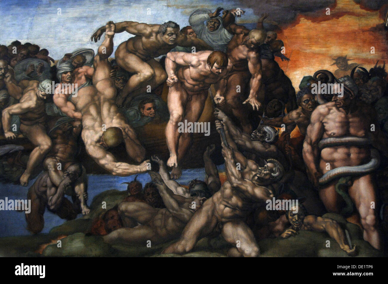 The last judgement michelangelo hi-res stock photography and