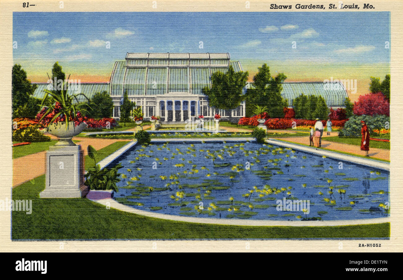 Shaw's Garden, St Louis, Missouri, USA, 1932. Artist: Unknown Stock Photo