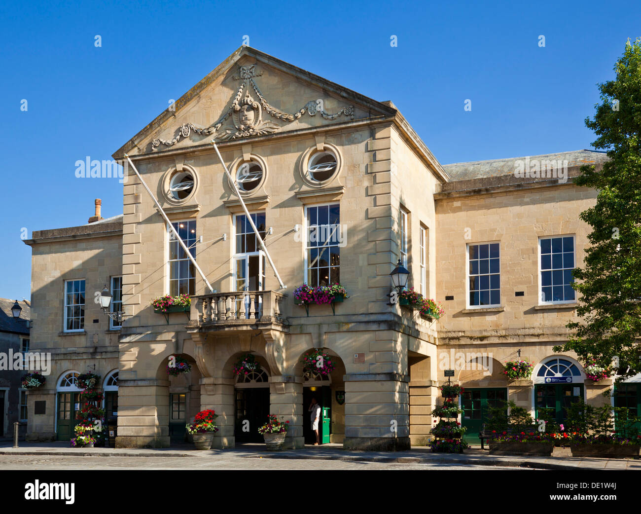 Wells Town Hall and coroners court Wells Somerset England UK GB EU Europe Stock Photo