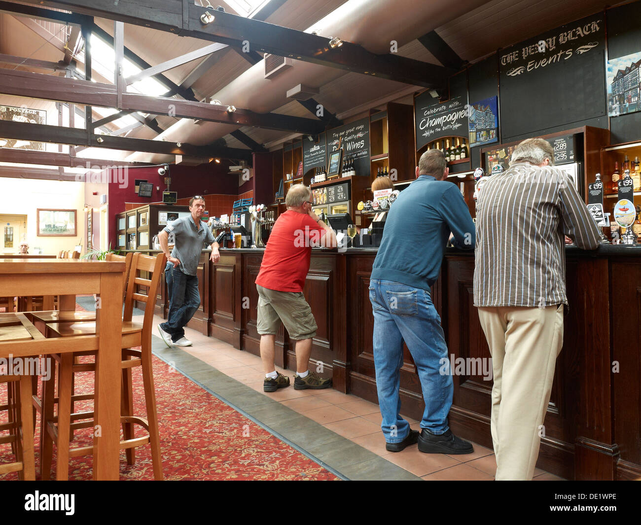 The Penny Black Wetherspoon pub in Northwich Cheshire UK Stock Photo