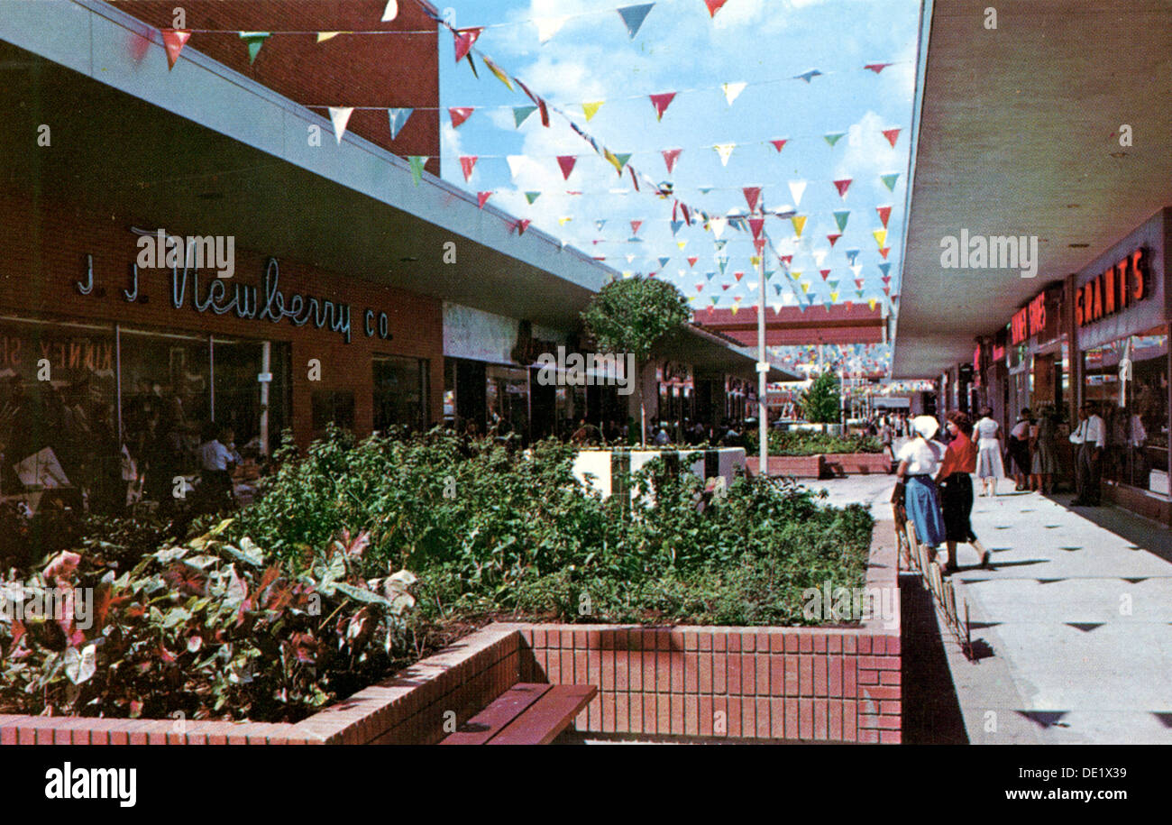 Gulfgate Shopping City, Houston, Texas, USA, 1956. Artist: Unknown Stock Photo