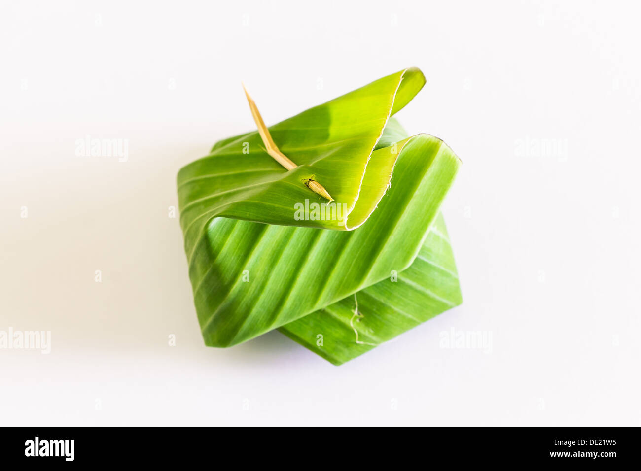 Thailand dessert ,Wrapped in banana leaves Stock Photo Alamy