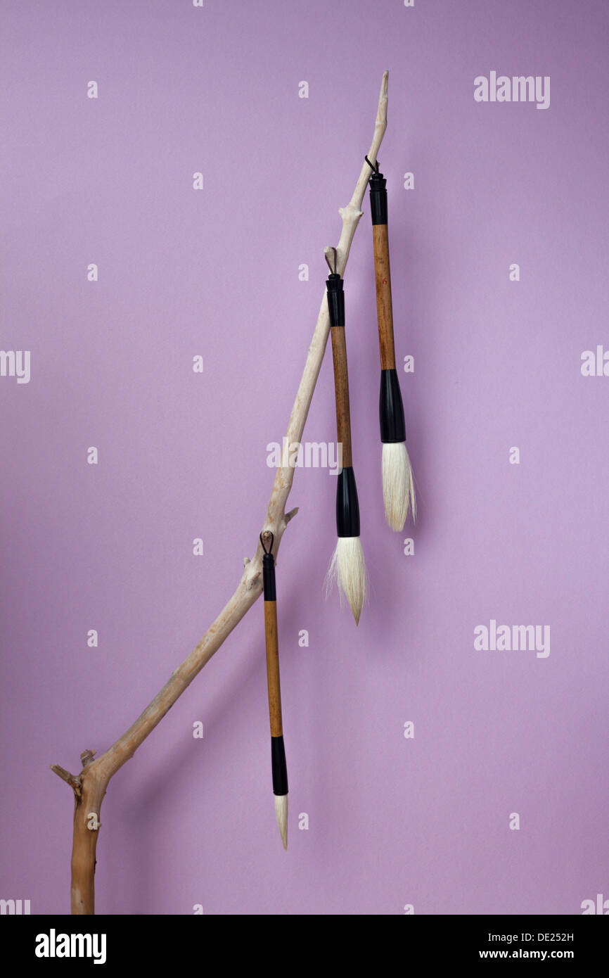 Japanese calligraphy brush hires stock photography and images Alamy