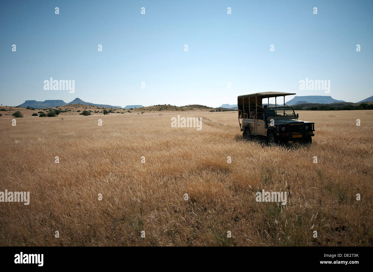 Jeep, Damaraland, Namibia, Africa Stock Photo