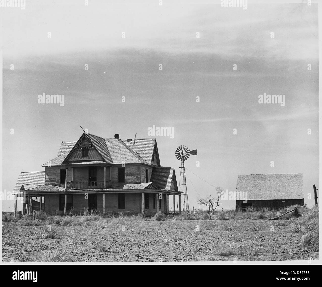 Haskell County, Kansas. There are abandoned houses all over this and
