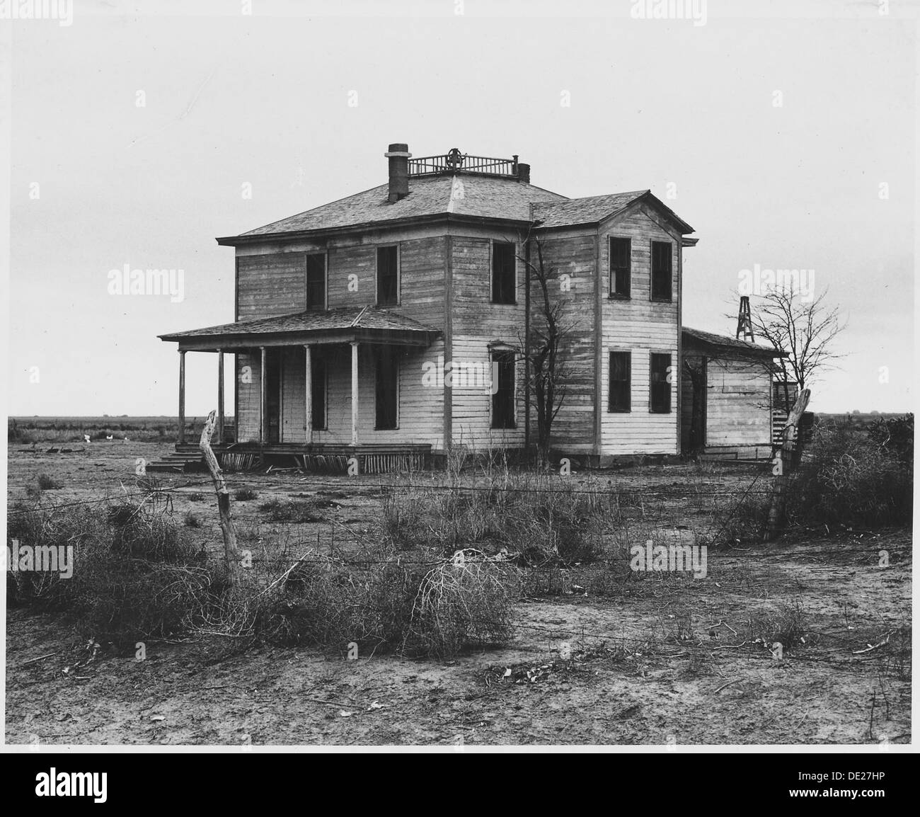 Haskell County, Kansas. There are abandoned houses all over this and