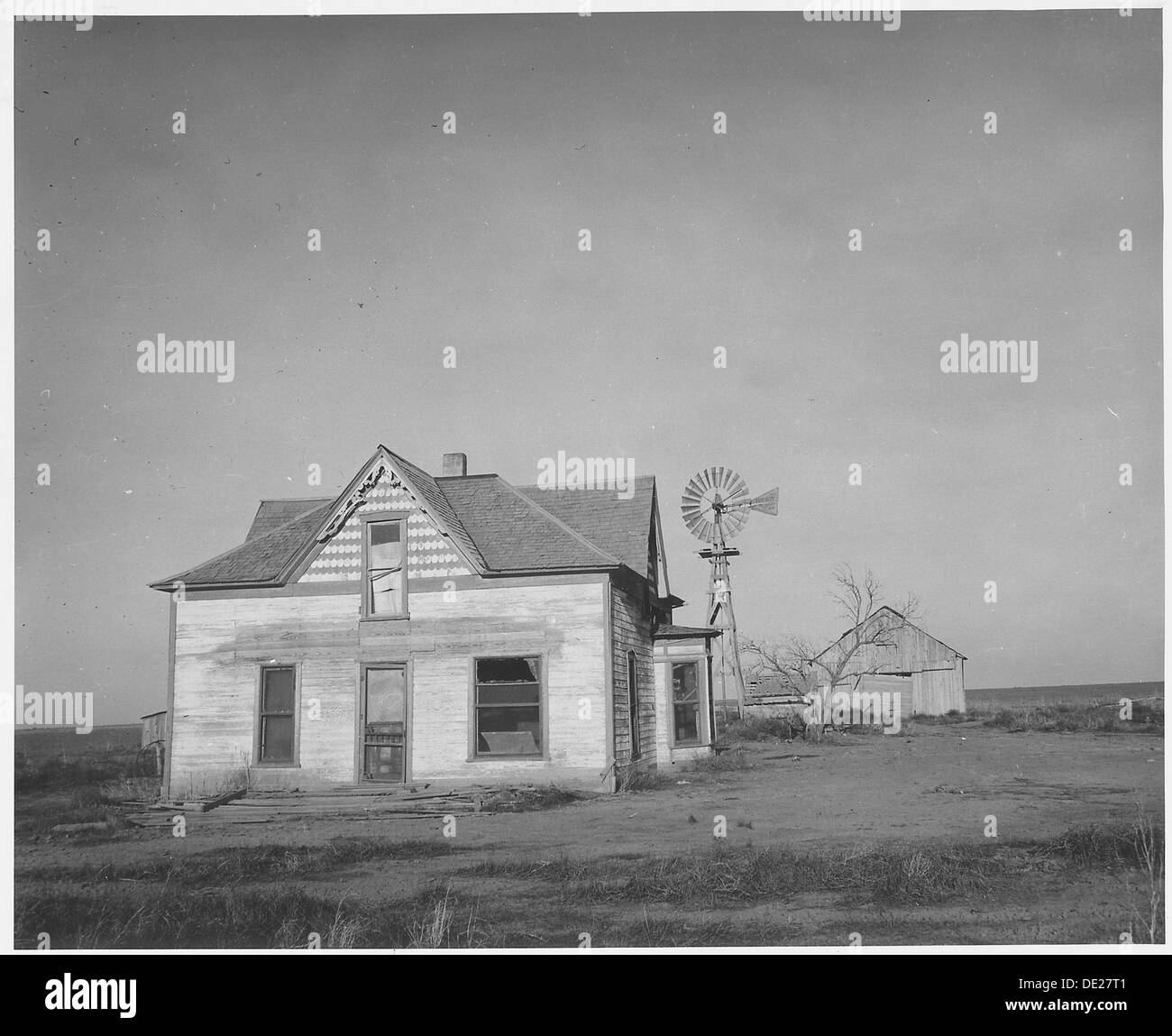 Haskell County, Kansas. There are abandoned houses all over this and