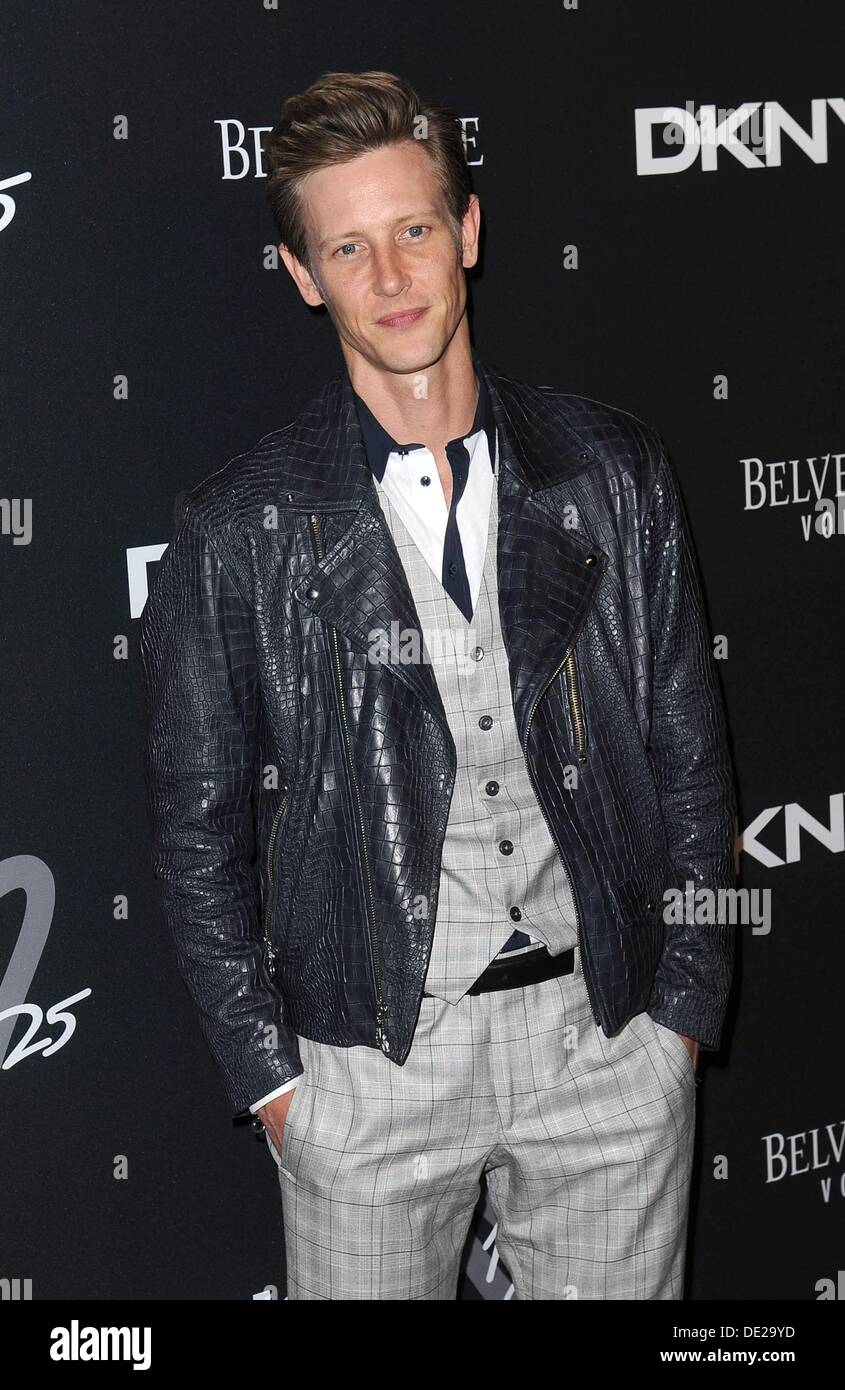 New York, NY. 9th Sep, 2013. Gabriel Mann at arrivals for DKNY&rsquo;s 25th