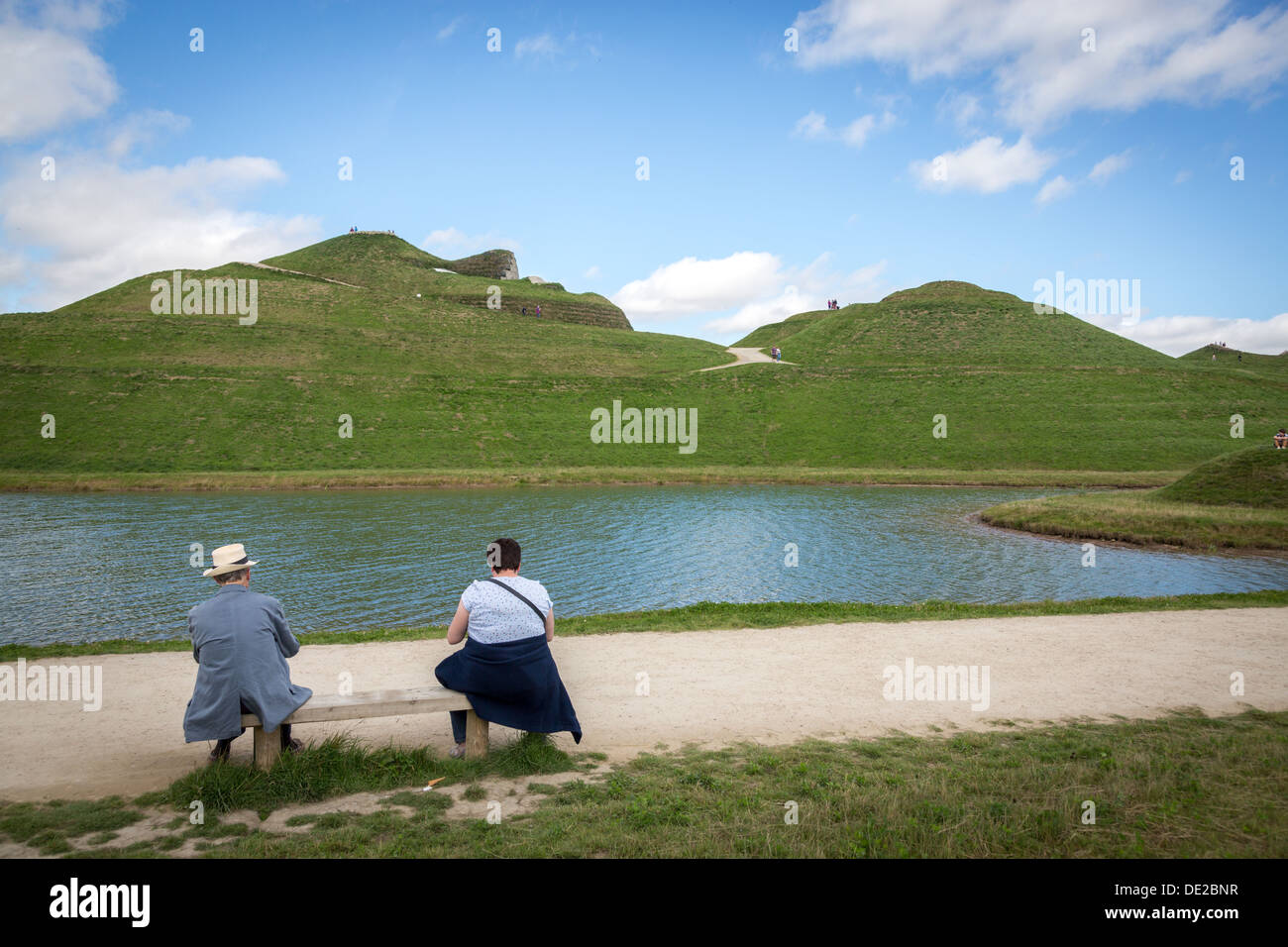 Northumberlandia "Lady of the North" at Blagdon near Cramlington, Northumberland, England.UK, GB