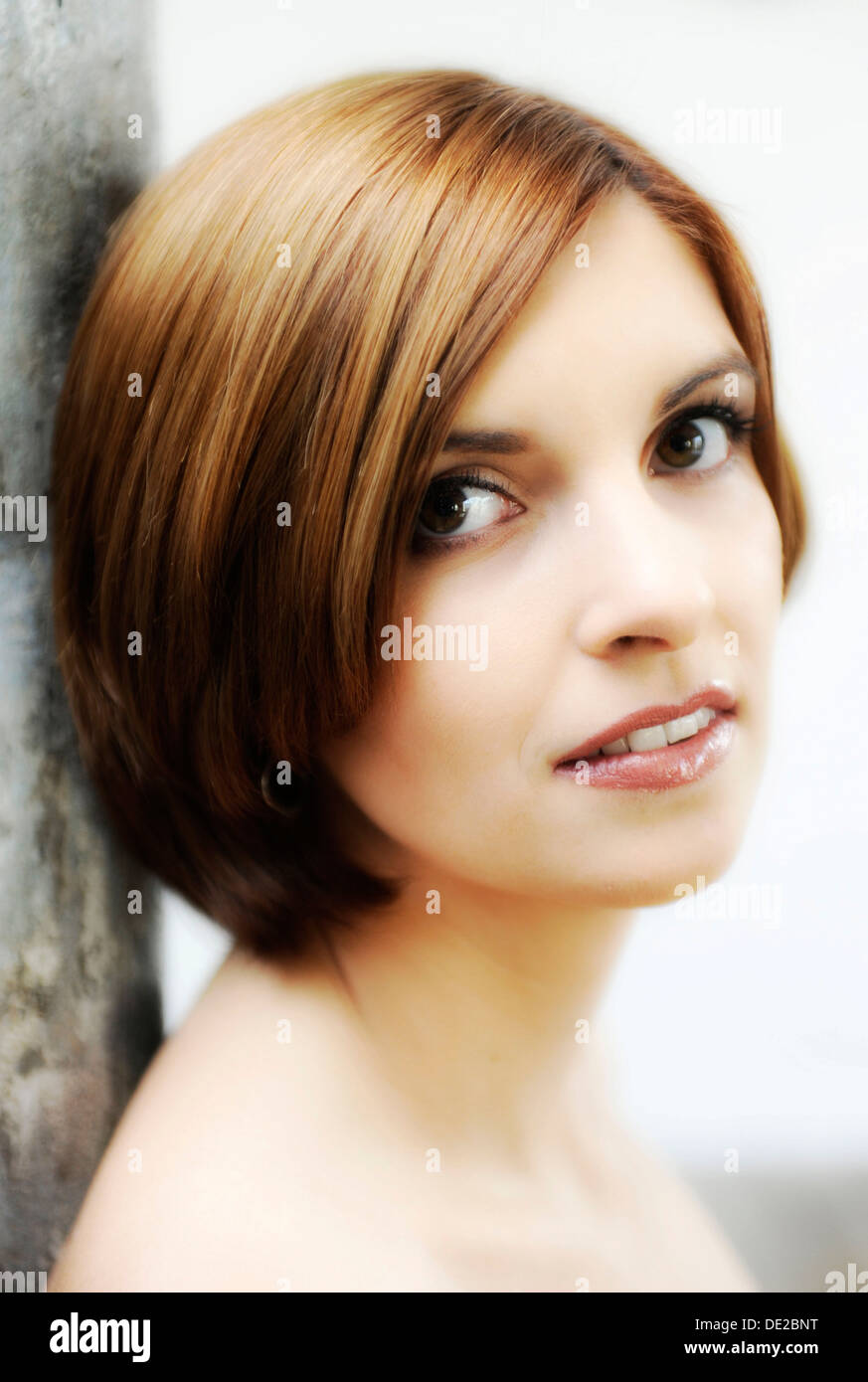 Depth field pretty young woman hi-res stock photography and images - Alamy