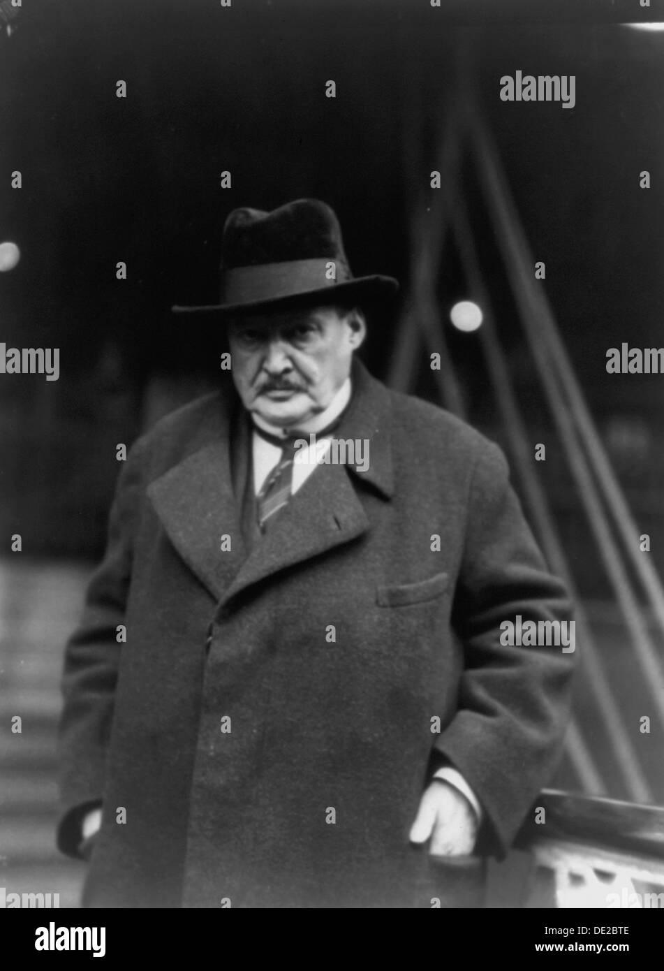 Alexander Konstantinovich Glazunov, Russian composer, teacher and conductor, 1929. Artist: Anon Stock Photo