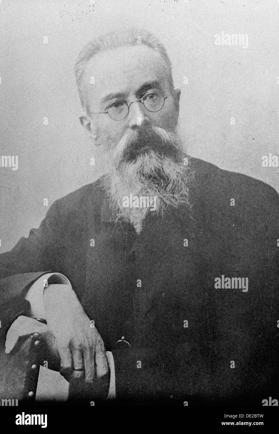 Nikolai Rimsky-Korsakov, Russian composer, 1890s. Artist: Anon Stock Photo  - Alamy