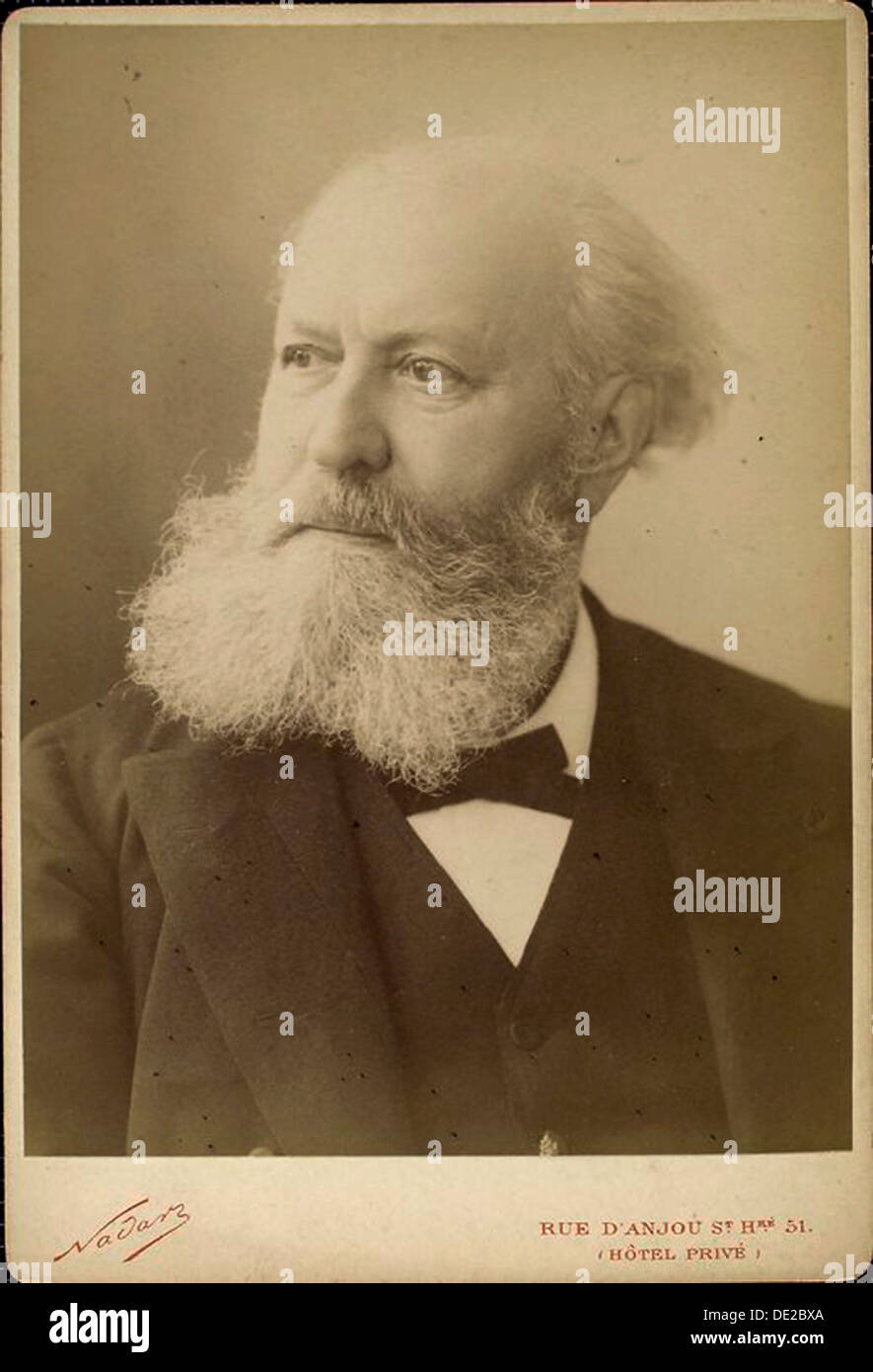 Charles Gounod, French composer, late 19th century. Artist: Nadar Stock Photo