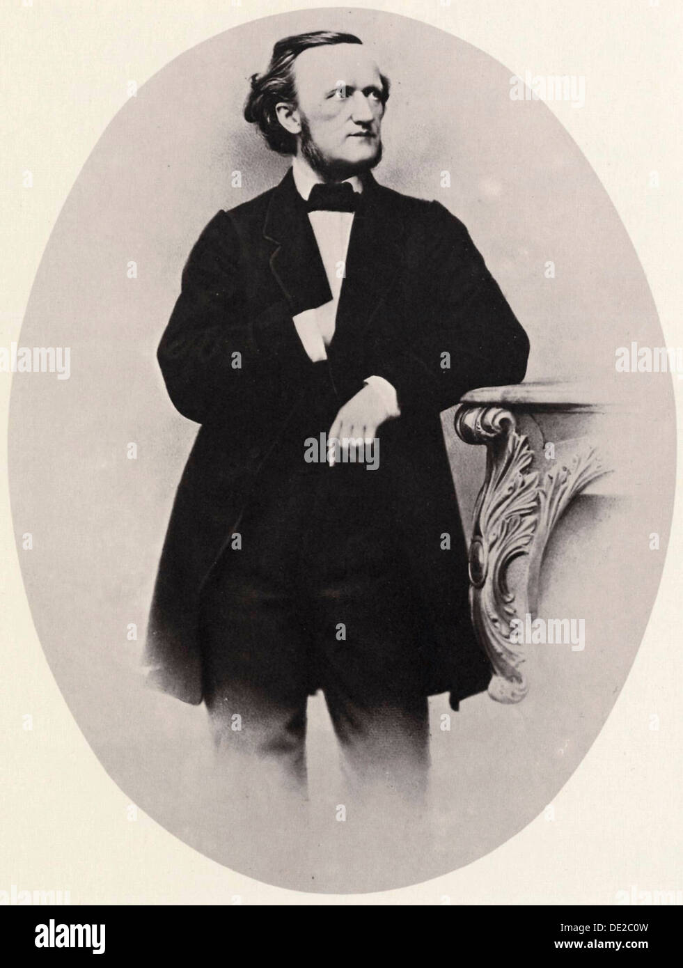 Richard Wagner, German composer, 1864. Artist: Joseph Albert Stock Photo