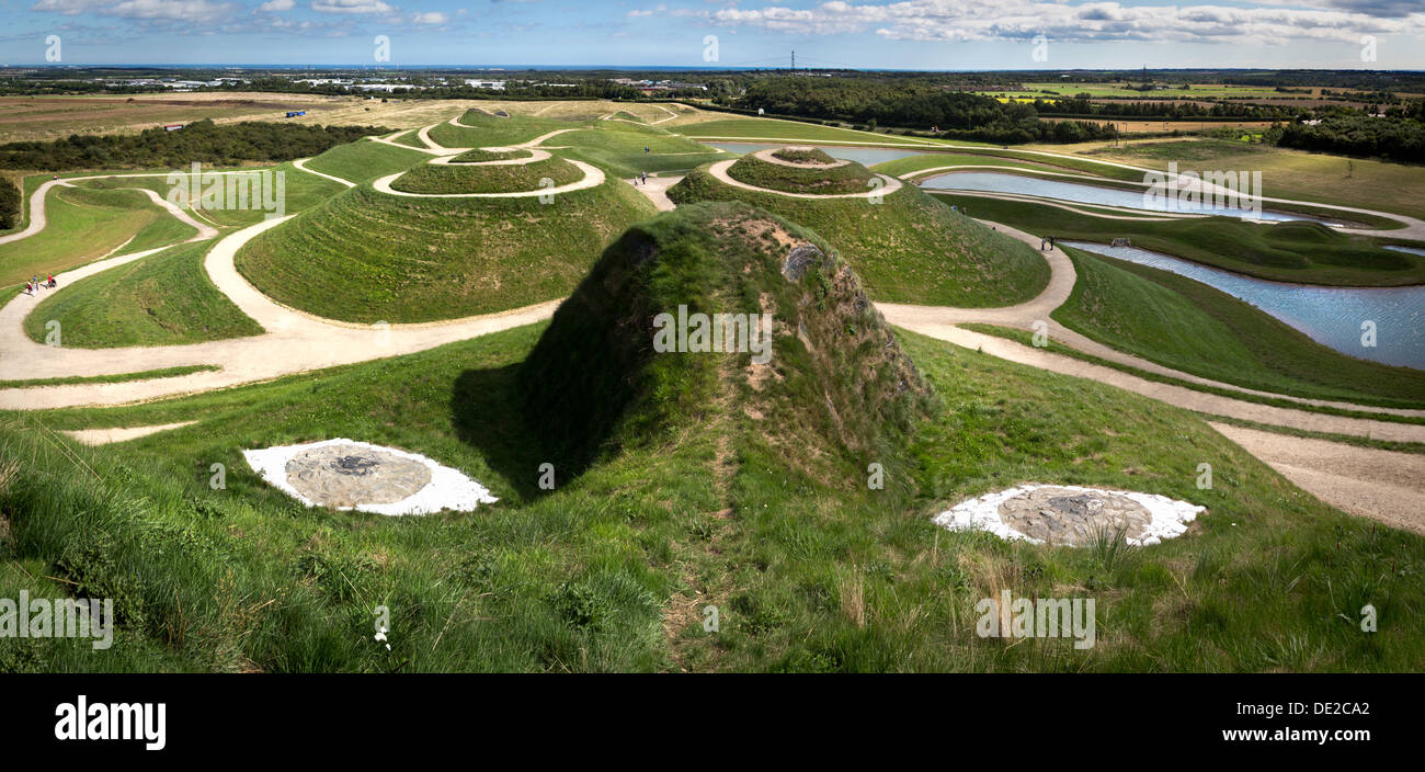 Northumberlandia "Lady of the North" at Blagdon near Cramlington Stock Photo 60289882 Alamy