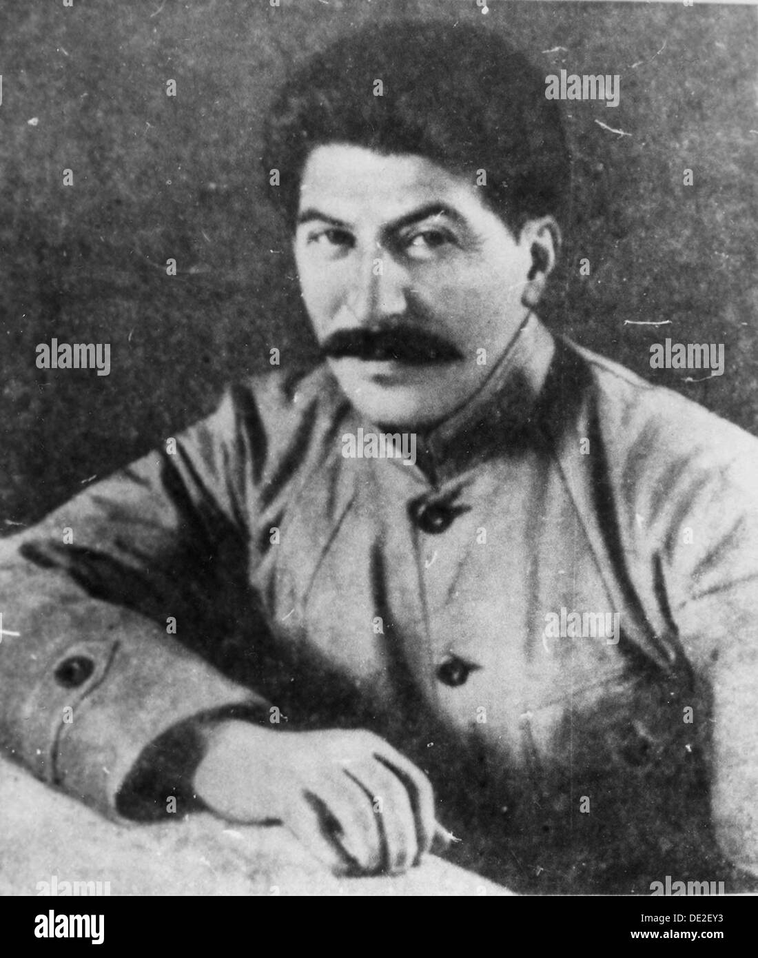 Josef Stalin, Georgian-born Soviet communist revolutionary and leader, 1918. Artist: Unknown Stock Photo