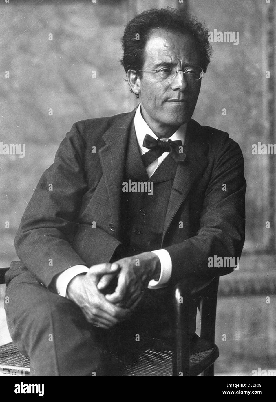 Gustav Mahler, Austrian composer and conductor, 1900s. Artist: Unknown Stock Photo