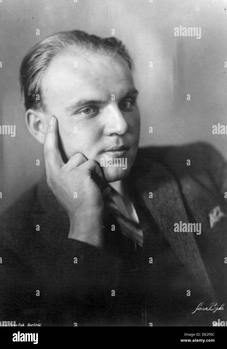 Ernst Krenek, Austrian composer, 20th century. Artist: Unknown Stock Photo
