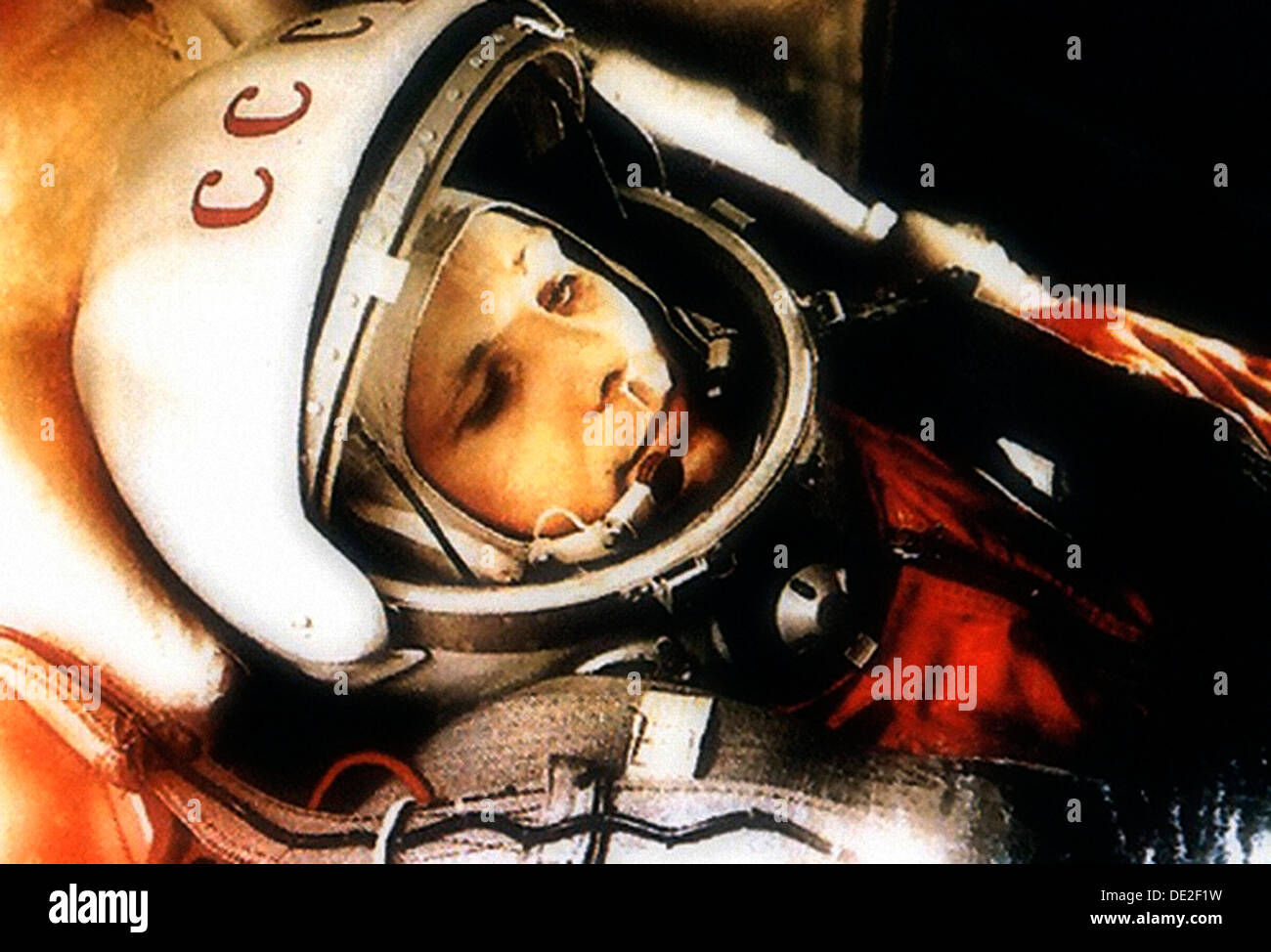 Yuri Gagarin, Russian cosmonaut, 1961. Artist: Unknown Stock Photo