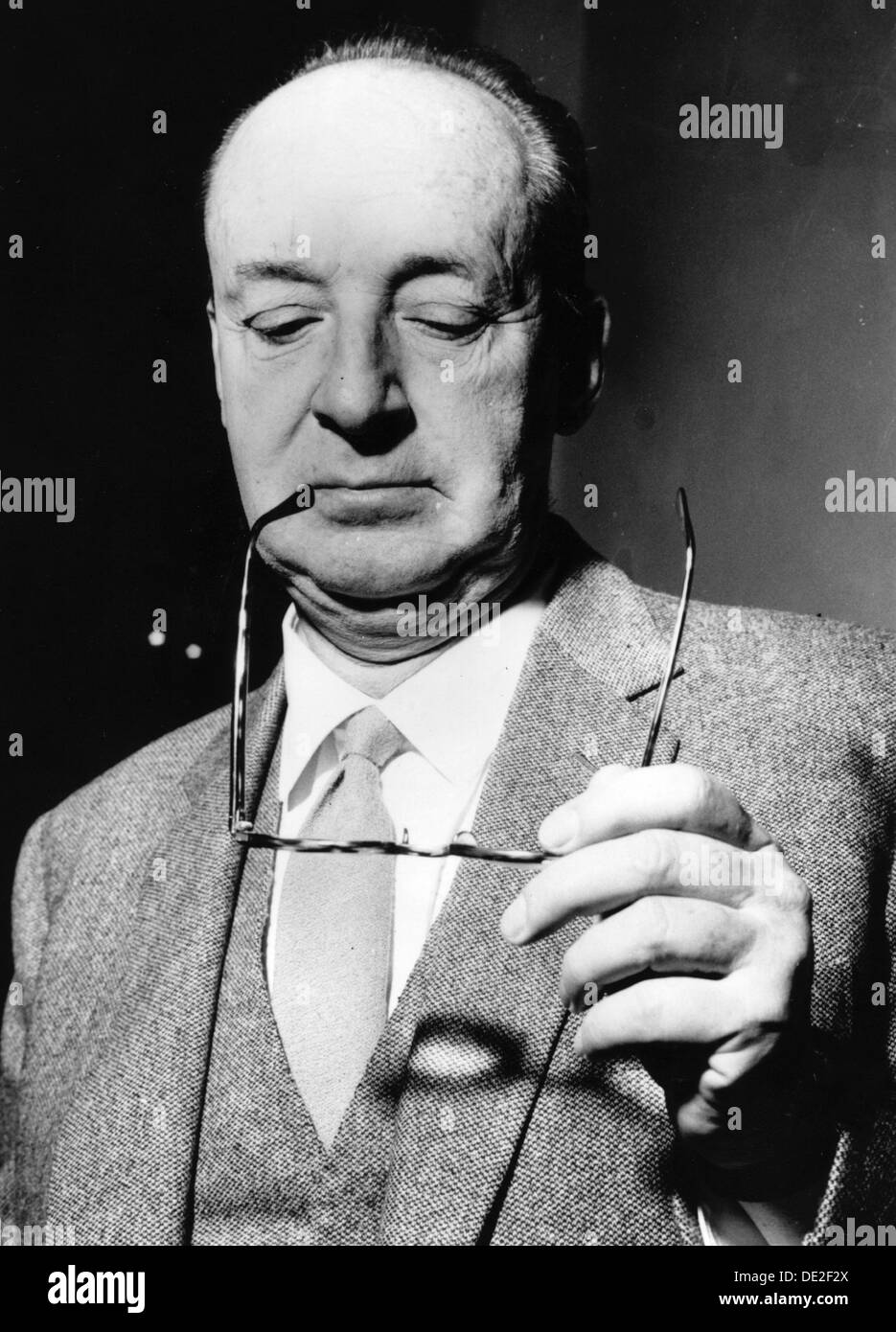 Vladimir Nabokov, Russian author, 20th century. Artist: Unknown Stock Photo