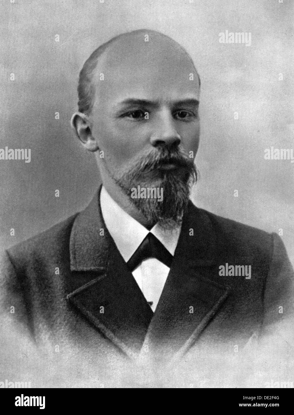 Vladimir Ulyanov (Lenin), Russian Bolshevik revolutionary, Moscow, Russia, February 1900. Artist: Unknown Stock Photo