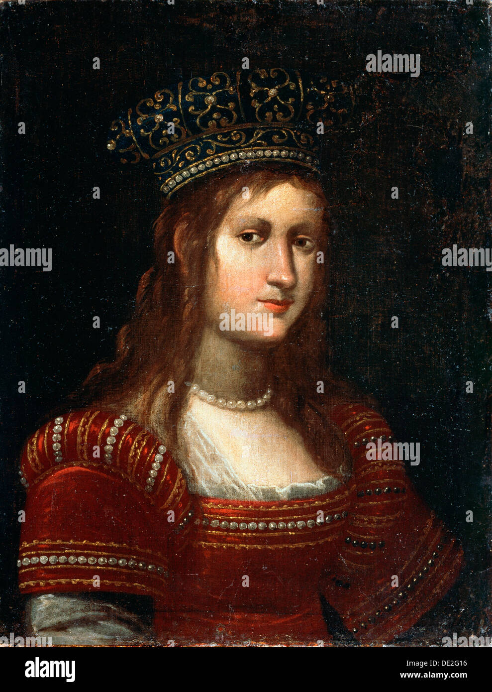 'Portrait of Archduchess Maria Magdalena of Austria', 17th century. Artist: Justus Sustermans Stock Photo