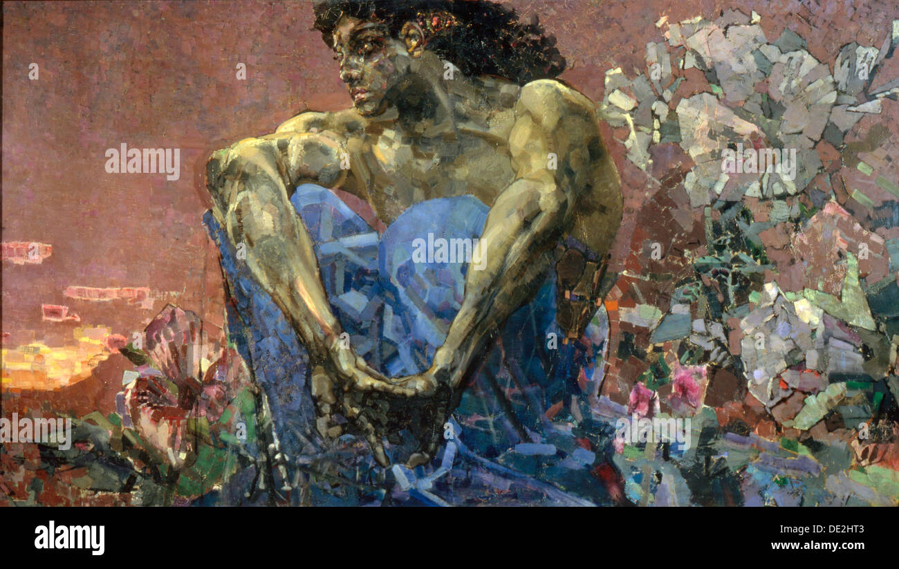 Mikhail vrubel demon hi-res stock photography and images - Alamy