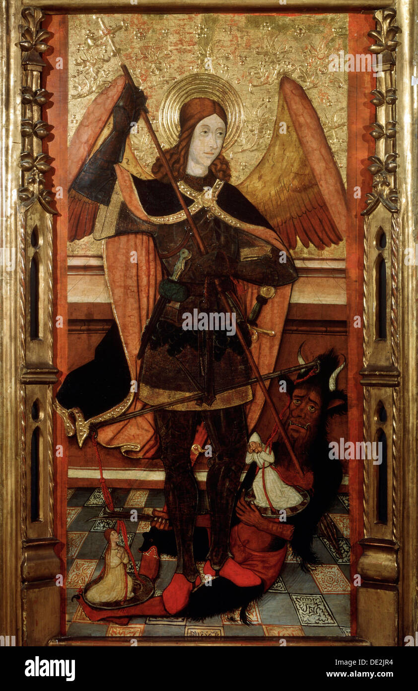 絵画 MICHAEL\"S passage of the soul ! The Archangel Michael Weighing a Soul | All Works | The MFAH