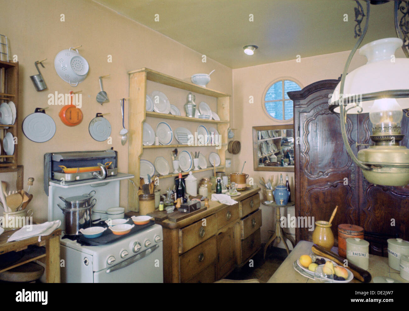 Elizabeth David S Kitchen 1965 Artist Tony Evans Stock Photo Alamy