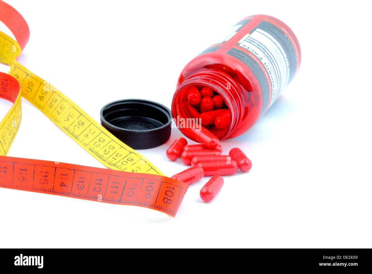 Diet Pills Concept Stock Photo