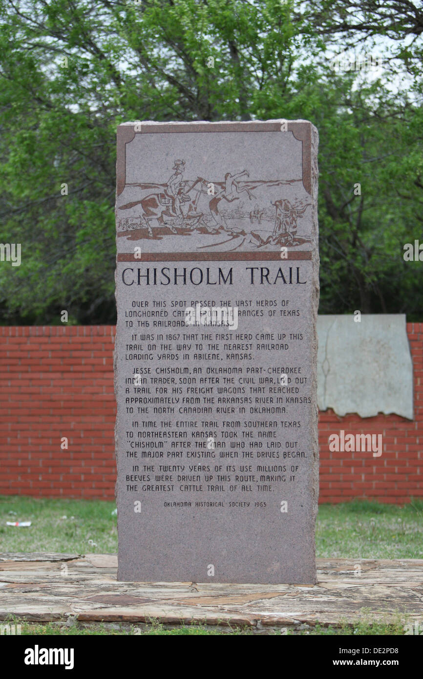 Chisholm Trail Stock Photo