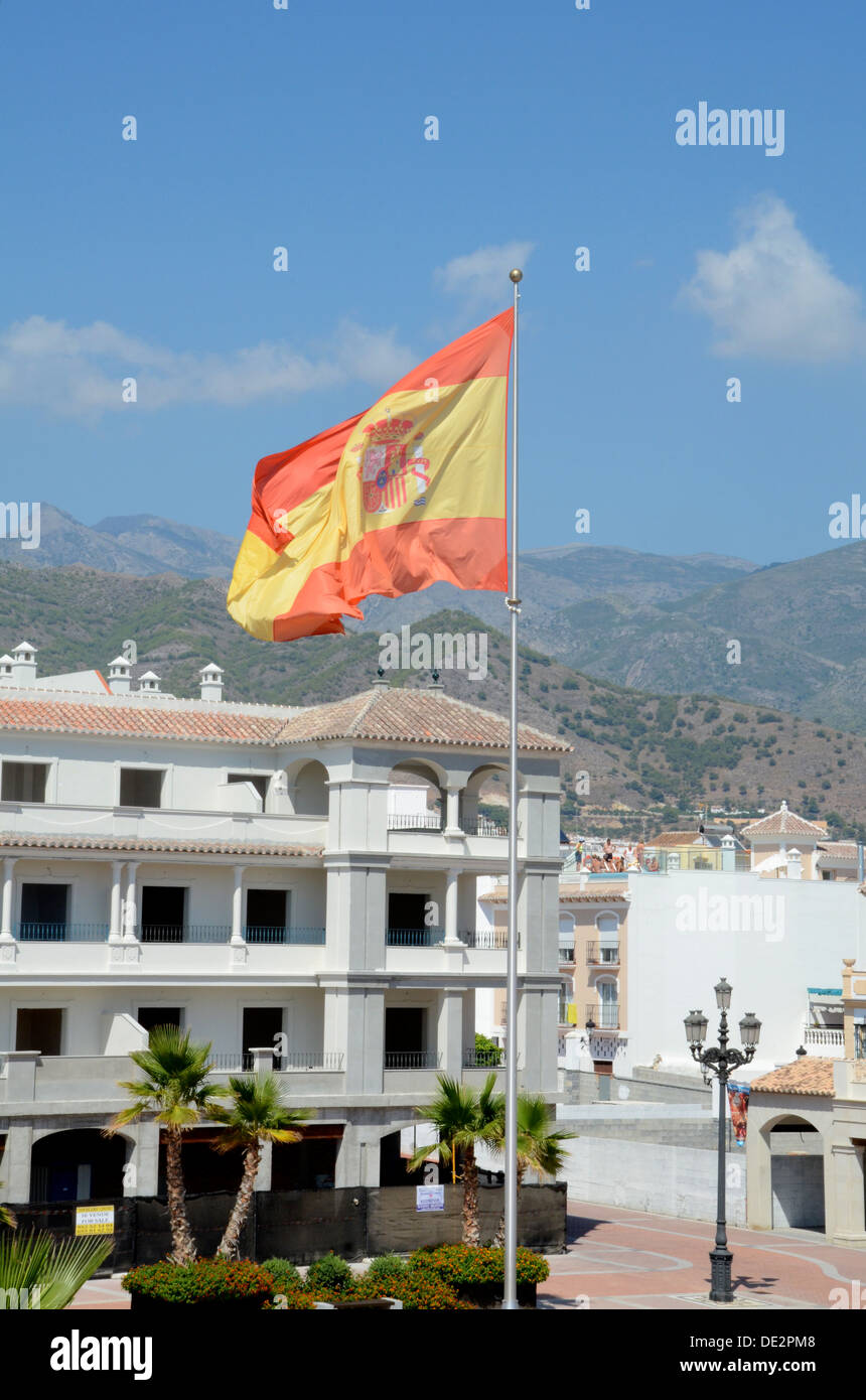 Plaza Espana, Nerja, Spain Stock Photo Alamy